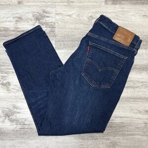 Levis 541 Jeans Mens 36x30 Premium Red Tab Athletic Taper Blue Dark Wash Denim